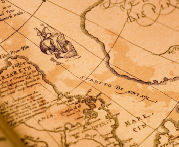 A renaissance period ship map